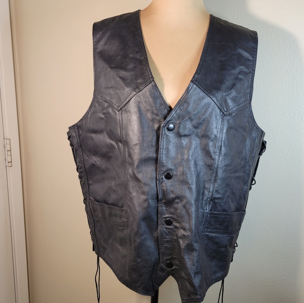 Rebel Ryder Leather Vest